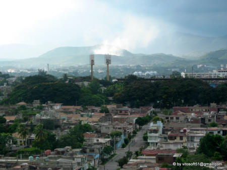 Santiago vista dall'Hotel